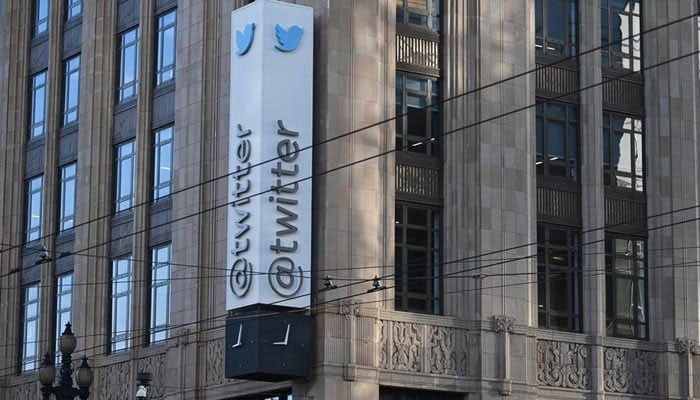 The Twitter Headquarters in San Francisco, California, on November 4, 2022. — AFP/File