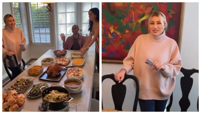 Aaron Carters fiancée celebrates first Thanksgiving since his sudden death