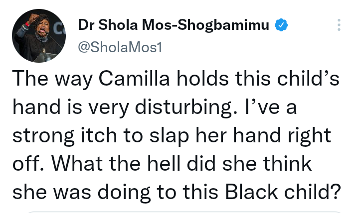 Queen Camilla accused of treating black child unfairly