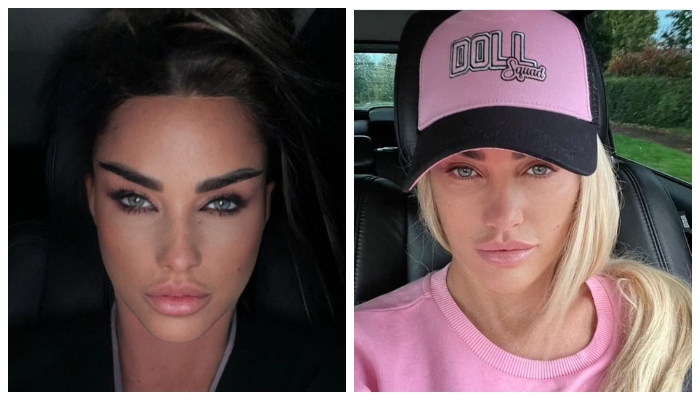 Katie Price makes jaws drop as she goes from blond to brunette