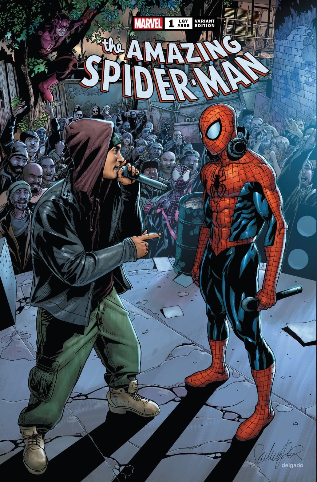 Marvel features Eminem on Spider-Man’s limited edition comic book cover