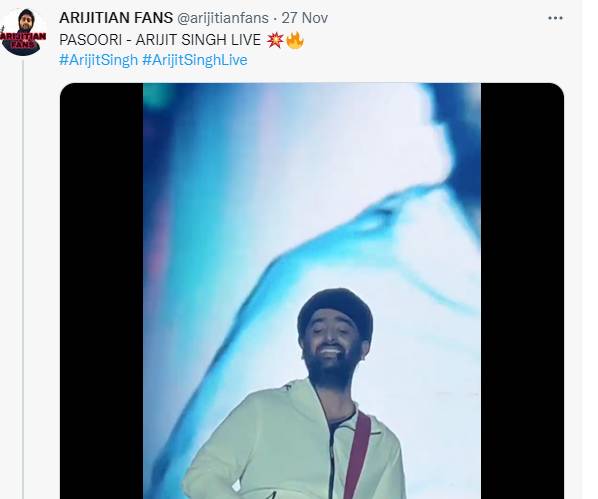 Indian singer Arijit Singh’s rendition of Ali Sethi’s Pasoori at Mumbai concert goes viral: Watch