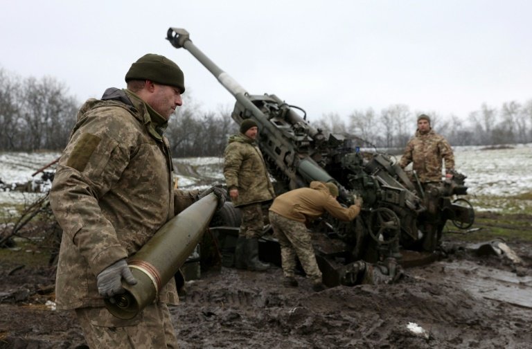 Western arms deliveries have proved crucial to Ukraines defence against Russian invasion. - AFP