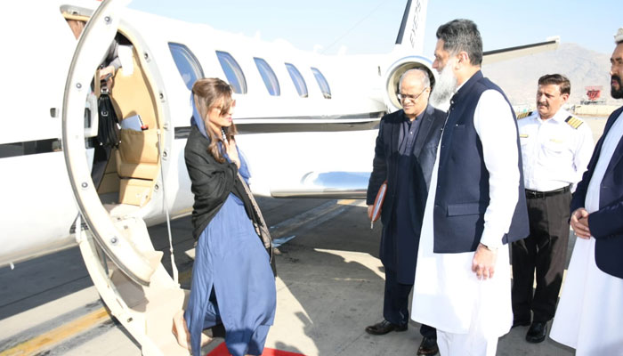 Hina Rabbani Khar in Kabul to meet Afghan leaders