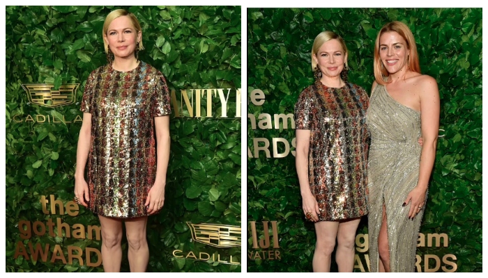2022 Gotham Awards: Michelle Williams stands out in multi-coloured minidress