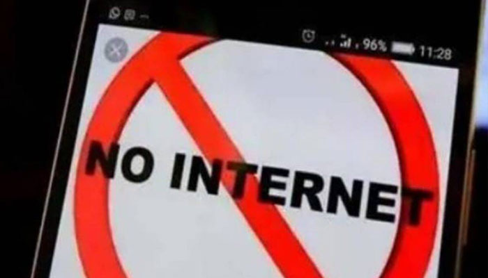 A representational image of no internet sign. — AFP/File