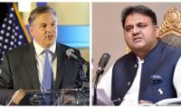 Fawad Chaudhry, US envoy Donald Blome discuss political situation in hour-long meeting: sources
