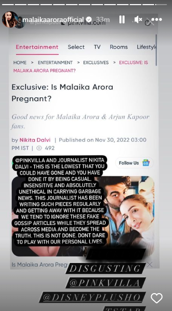 Malaika Arora, Arjun Kapoor slam pregnancy rumours, call it absolutely unethical