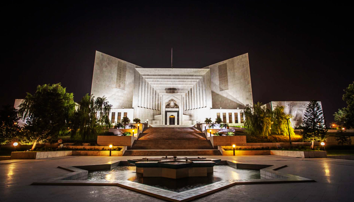 The Supreme Court of Pakistan building, in Islamabad, Pakistan. — SC website