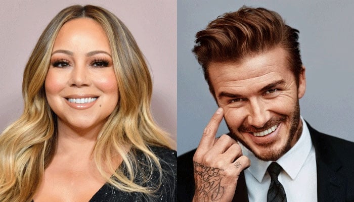 David Beckham gains praise from Mariah Carey for singing All I Want For Christmas