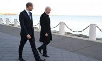 Biden, Prince William Meet In Chilly Boston