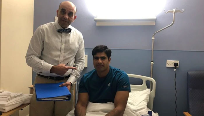 Arshad Nadeem dirsek ameliyatı geçiriyor