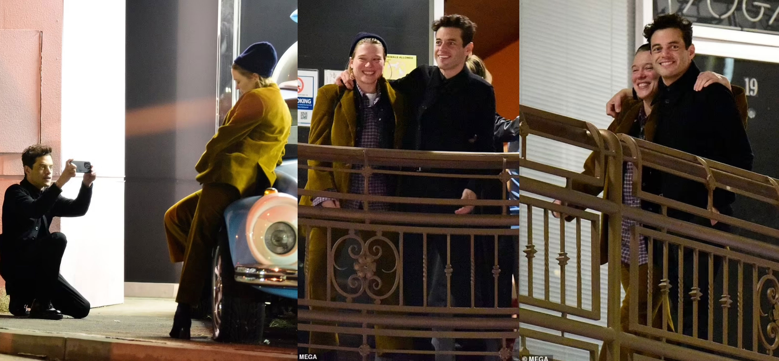 Rami Malek and Lea Seydoux look cosy together after intimate sushi dinner