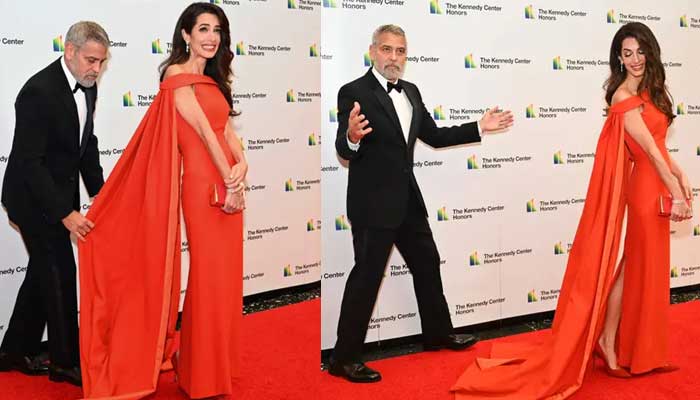 George Clooney wins hearts with loving gesture to wife Amal, saves her from a wardrobe malfunction
