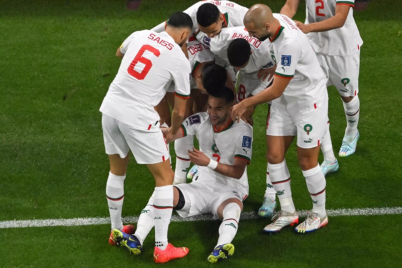 Morocco are aiming to reach the World Cup quarter-finals for the first time in their history.— AFP