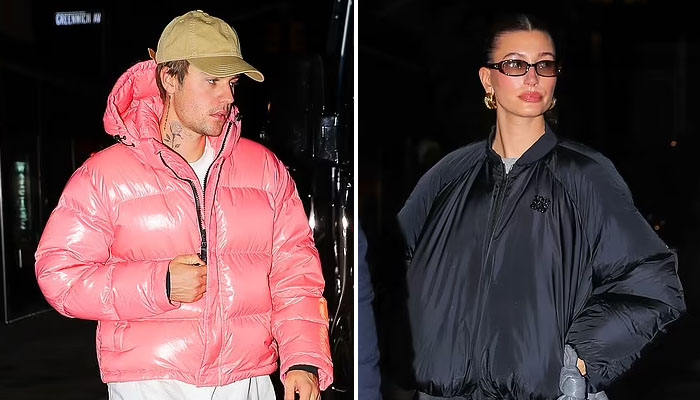 Hailey Bieber, Justin Bieber rock winter glam look on date night in New York City