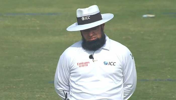 Aleem Dar trends on Twitter after three of his decisions were reversed. — Twitter