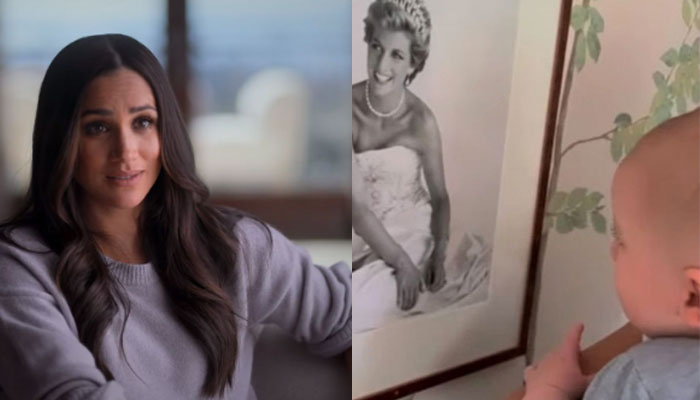 Meghan Markle introduces Archie to Princess Diana in rare video