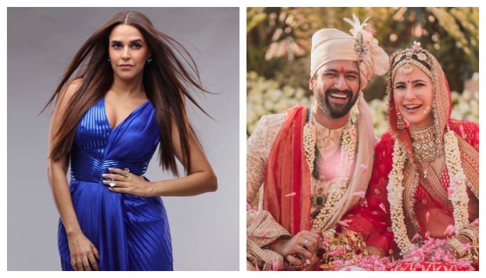 Neha Dhupia also wrote a lengthy note along with the sangeet prep video