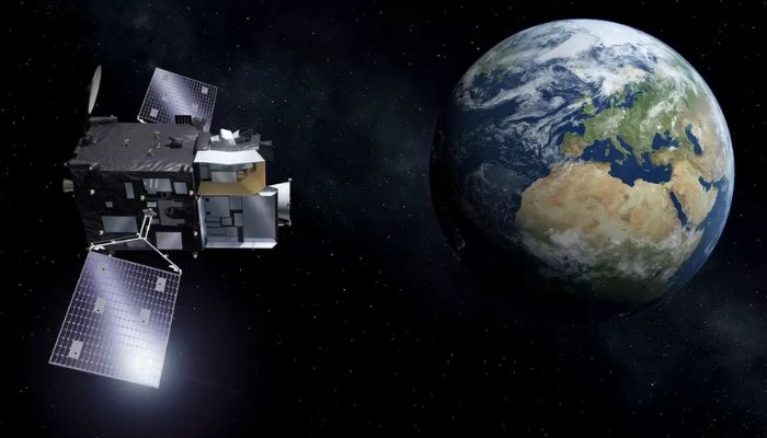 The Meteosat-12 weather satellite will be sent into space by an Ariane rocket to keep an eye on Africa, the Middle East, and Europe.— Eumstat
