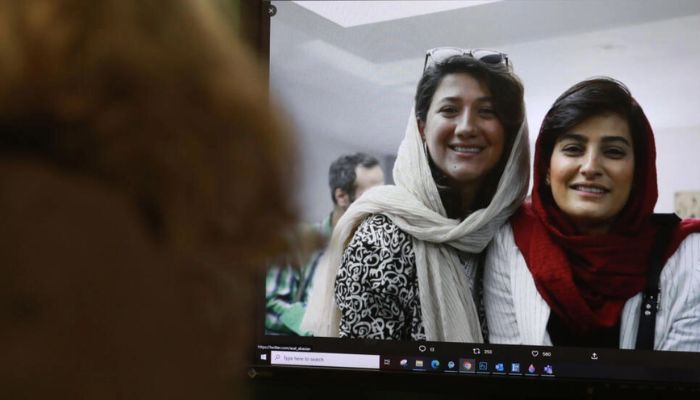 Iranian journalists Nilufar Hamedi and Elahe Mohammadi were arrested covering protests that erupted following the death of Mahsa Amini.— AFP