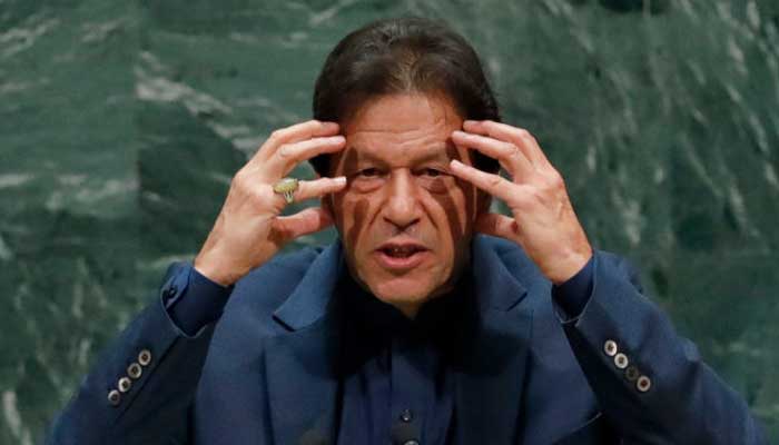 Pakistan Tehreek-e-Insaf (PTI) Başkanı Imran Khan.  — AFP/Dosya