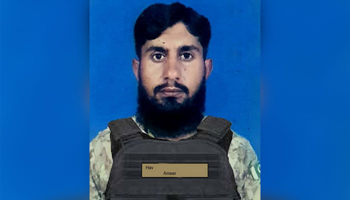 Martyred soldier Muhammad Ameer. — ISPR