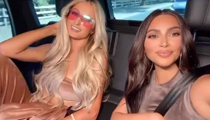 Kim Kardashian reconnects with Paris Hilton at her mothers grand Christmas party