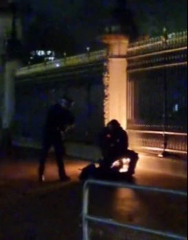 See Here: Man sets fire to Buckingham Palace gates