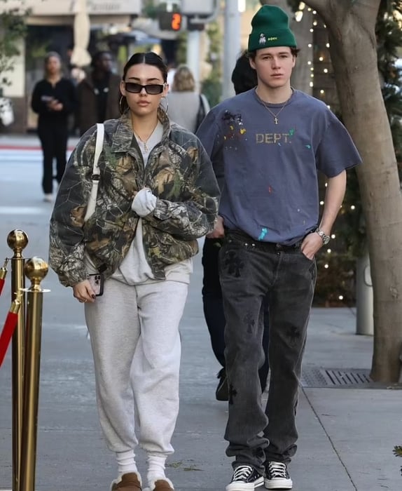 Madison Beer bundles up in style as she steps out with boyfriend Nick Austin