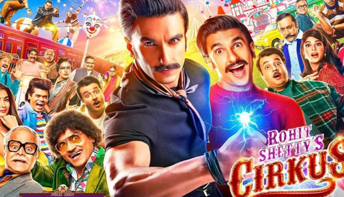 Ranveer plays a double role in the film Cirkus