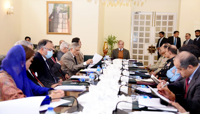 PM Shehbaz chairs the National Security Committees meeting in Islamabad on December 30, 2022. — PM Office