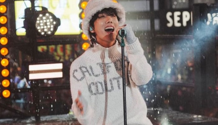 BTS J-hope sets stage on fire with performance at Time Squares New Year’s Rockin’ Eve