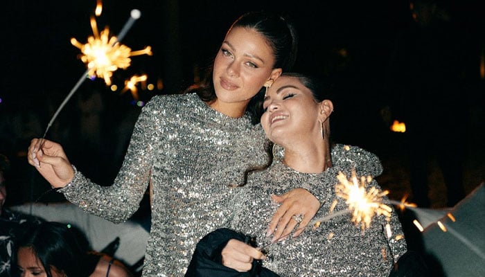 Selena Gomez, Nicola Peltz twin at New Year’s Eve in ‘matching dream dresses’