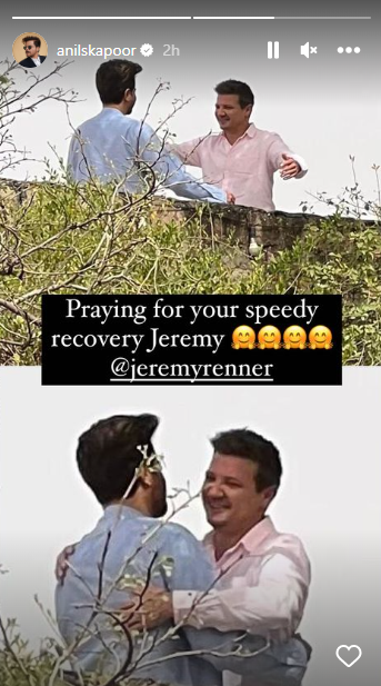 Anil Kapoor prays for Jeremy Renners speedy recovery: Take a look