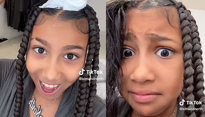 North West takes charge to entertain TikTok followers with goofy video