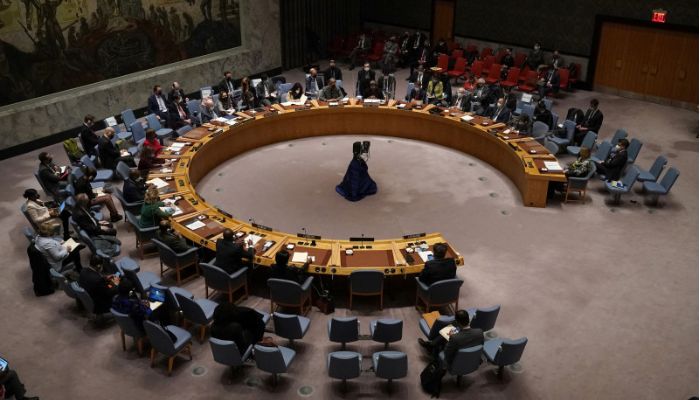 Birleşmiş Milletler Güvenlik Konseyi, yıllar içinde İsrail-Filistin ihtilafına ilişkin birkaç karar kabul etti ve Orta Doğu'da barış için iki devletli çözümü destekliyor.— AFP