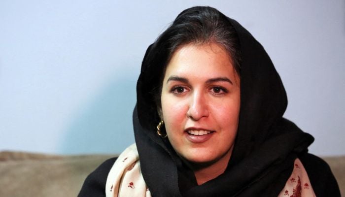 In this picture taken on December 28, 2022, Samira Sayed-Rahman, a senior official at International Rescue Committee (IRC), speaks during an interview with AFP in Kabul.— AFP