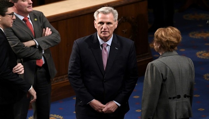 ABD Meclisi, meclisin en iyi Cumhuriyetçisi Kevin McCarthy kendi partisindeki destekçileri kazanmak için çalışırken dört gün boyunca tarihi bir konuşmacı olmadan kaldı.  — AFP