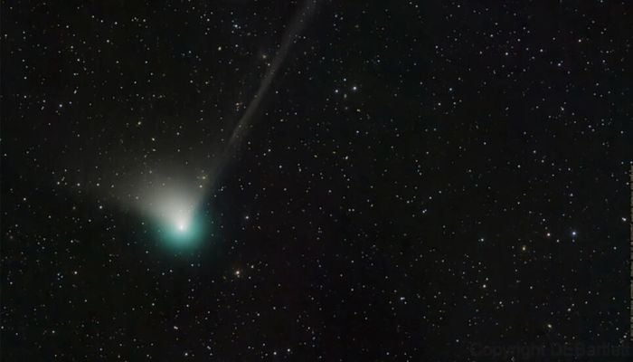 The comet should be easy to spot with binoculars and probably the naked eye.— AFP/file