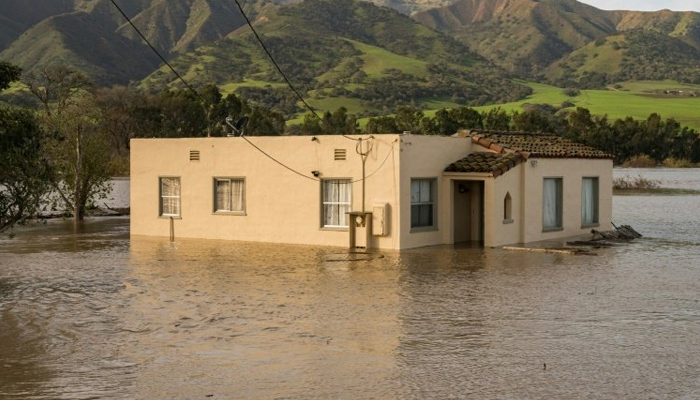 Floods have ravaged parts of California as a parade of storms has tested the state, with more wet weather to come. — AFP