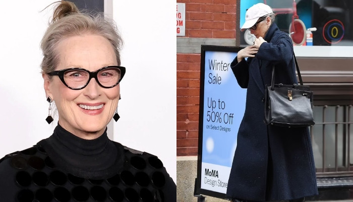 Meryl Streep keluar untuk jalan-jalan yang jarang terjadi setelah menjadi rendah hati selama berbulan-bulan
