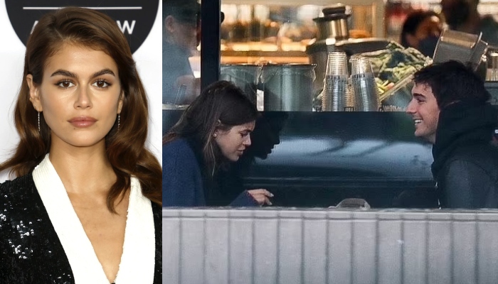 Kaia Gerber spotted having lunch with male friend as beau Austin Butlers grieves Lisa Marie Presleys tragic demise
