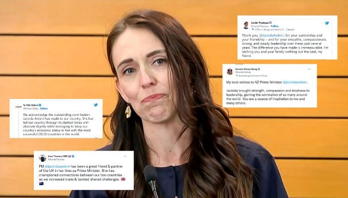 This video frame grab from TVNZ via AFP TV taken on January 19, 2023 shows New Zealand´s Prime Minister Jacinda Ardern announced she will resign from her post next month, in Wellington.— Twitter/AFP