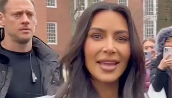 Kim Kardashian gives 2 hour lecture on SKIMS at Harvard