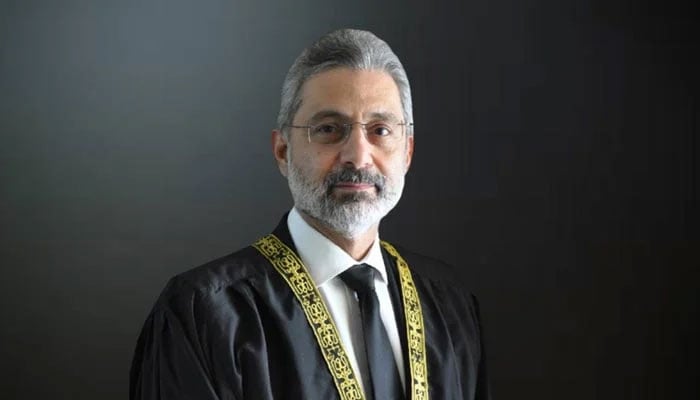 An undated image of Justice Qazi Faez Isa. — Supreme Court of Pakistan
