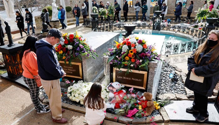 Lisa Marie Presley buried next to her son at Graceland