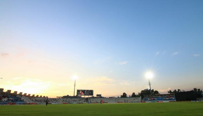 An undated photograph of the Rawalpindi Cricket Stadium. — PCB
