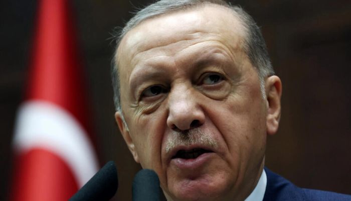 ترکی کے صدر رجب طیب اردگان مئی میں ہونے والے انتخابات میں اپنی قوم پرست بنیادوں کا مقابلہ کر رہے ہیں۔— اے ایف پی/فائل