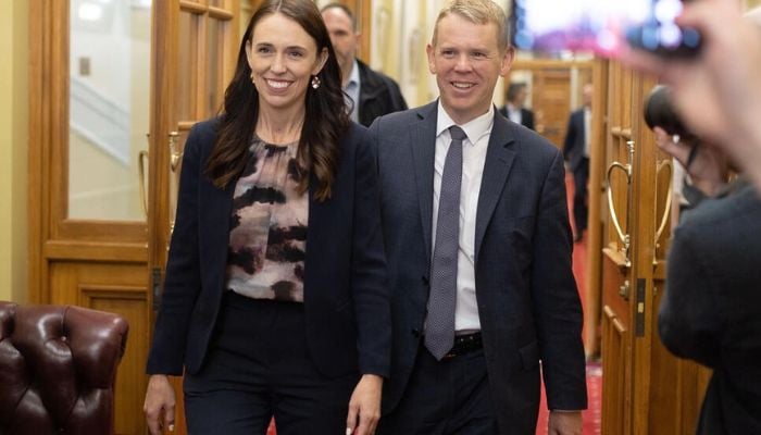 Jacinda Ardern (L) will be replaced as Prime Minister of New Zealand by Chris Hipkins (R).— AFP/file